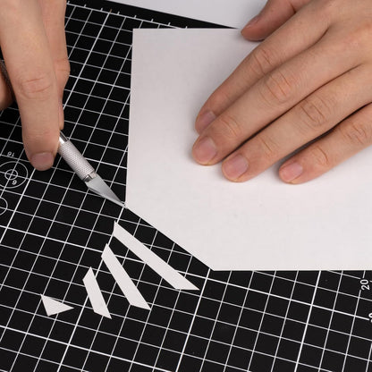DIYSELF Cutting Mat 8in×6in, Self Healing Cutting Mat, A5 Rotary Cutting Mats for Crafts Sewing Hobby Fabric Project, 5-Ply Craft Cutting Board Double Sided, Craft Mat, Matting & Mounting Materials