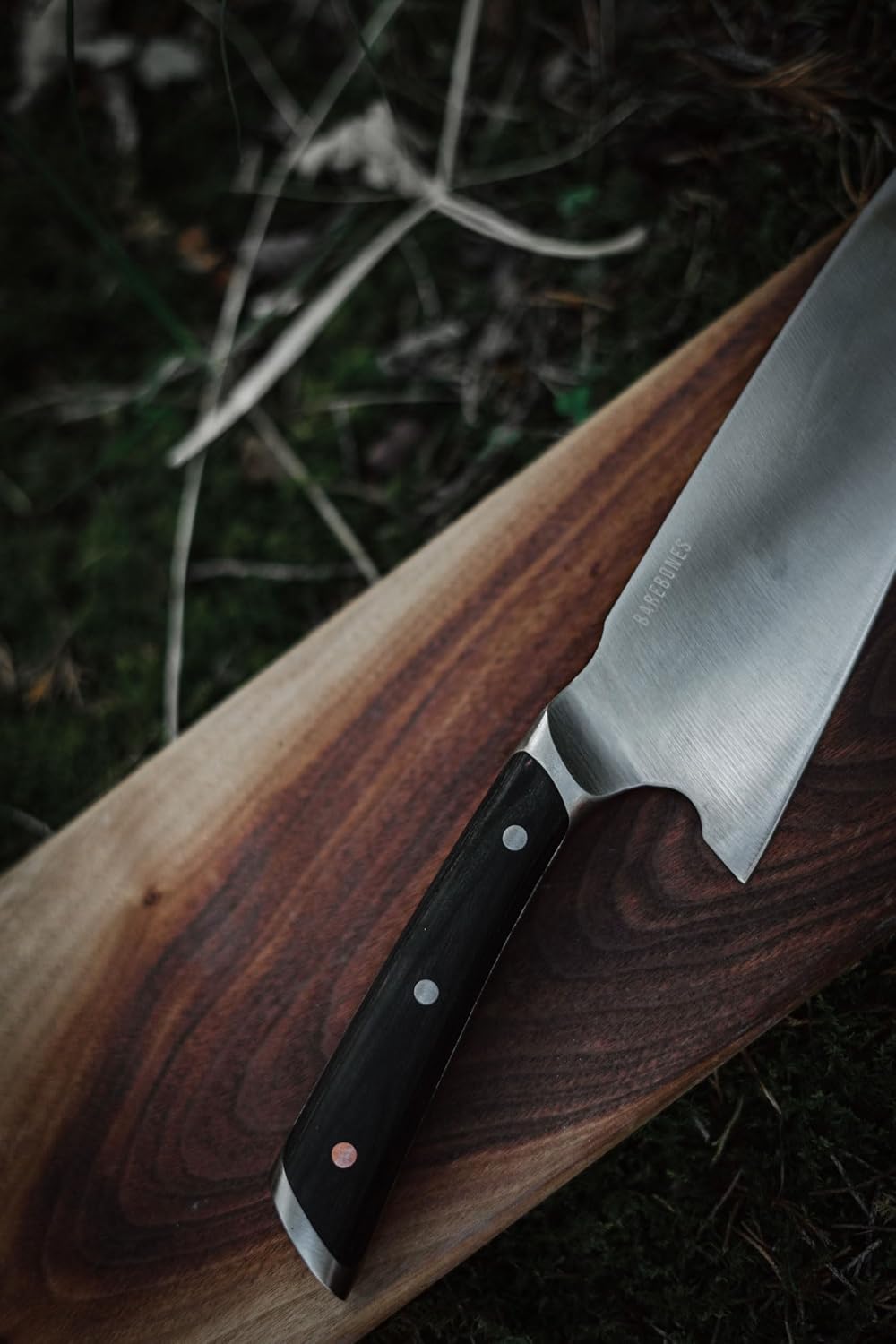 Barebones No. 7 Nakiri Knife - 7-Inch German-Grade Blade - Chopping Perfect for Vegetables - Versatile Chef Knife - Everyday Kitchen Essentials