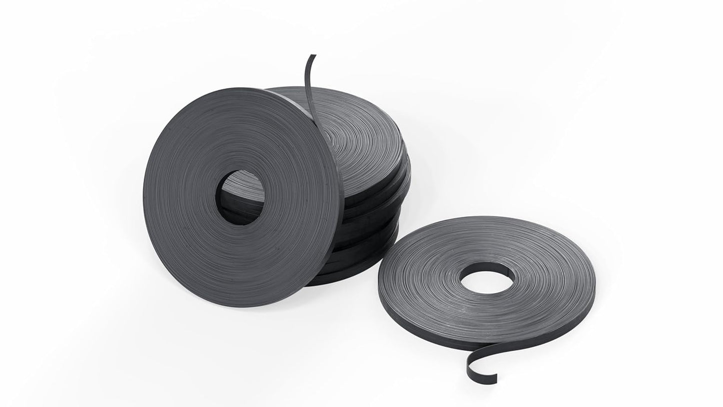 Master Magnetics Flexible Magnet Strip - One-Sided Magnetic Strip, Cuttable Magnet, 0.5" Wide, 0.06" Thick, 100 Feet, ZGN10PBX