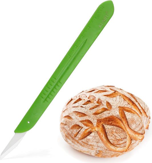 KUNIFU Bread Knife 9 Inch, Serrated Bread Slicing Knife with 5 Serration Types, Ultra Sharp High-Carbon Stainless Steel, Full Tang, Ergonomic Non-Slip Handle for Bread, Bagels, Cakes & Pastries