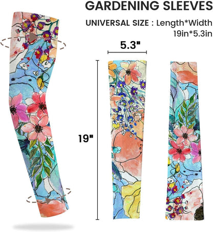 YPHCDO Gardening Sleeves Farm Sun Protection Arm Cooling Sleeves Thorn Proof Garden for Women Men with Thumb Hole