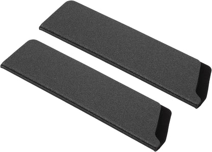 PATIKIL ABS Knife Cover Sleeves, 9x2 Inch Knife Blade Edge Guard Sheath Universal Blade Protector Flocking for Home Kitchen, Black