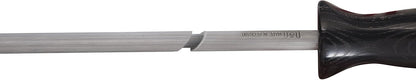 WOLF GOURMET 10" Honing Steel, Ergonomic for Comfort and Control, Forged High-Carbon Stainless Steel, 12.5 Degree Angle, Durable (WGCU190S)