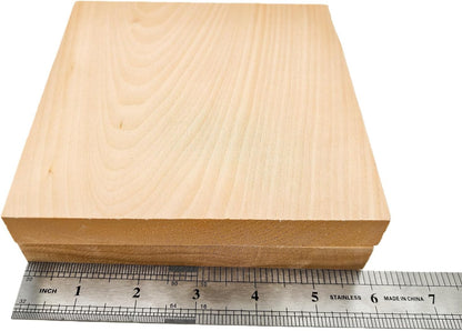 Unfinished Basswood Blocks for Crafts, Wood Craft Panels for Art, Engraving, Painting, DIY Projects, Chip Carving, Fretwork (7.87 x 3.93 x 0.78 in)