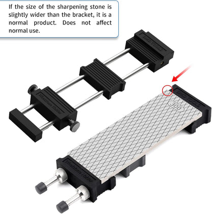 DMD Diamond Sharpening Stone Holder Set with Simple Adjustment Screws Holds the Stone Securely with Diomand Knife Sharpener Stones 丨 Durable Quality and Exquisite Design Blue