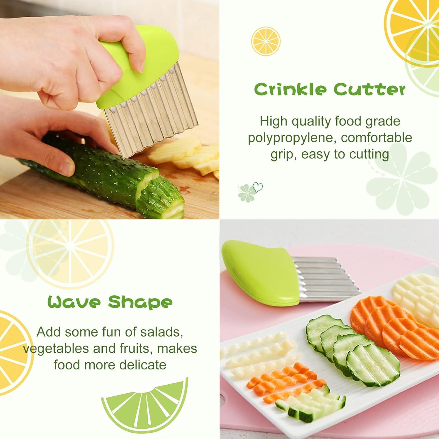 50PCS Kids Kitchen Cooking Set - Crocodile Wooden Kid Safe Knife Cutting Board Apron Gloves Fruit Vegetable Crinkle Cutters Peeler Serrated Edges Plastic Toddlers Knives, Kids Knifes for Real Cooking