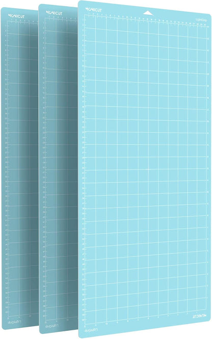 12x24 Stronggrip Cutting Mat for Cricut Maker 3/Maker/Explore 3/Air 2/Air/One, 3 Pcs Non-Slip Flexible Cutting Mats for Crafts, Quilting, Sewing and all Arts