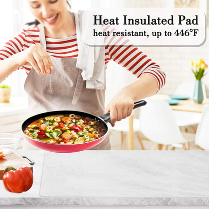Gartful 25“x17”x0.03“ Silicone Mats for Kitchen Counter, Large Silicone Countertop Protector, Nonskid Heat Resistant Desk Saver Pad, Multipurpose Mat, Placemat, Dark Gray