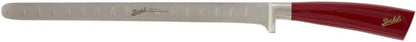 Elegance Salmon Knife, 10in Stainless Steel Blade, Red, Italy