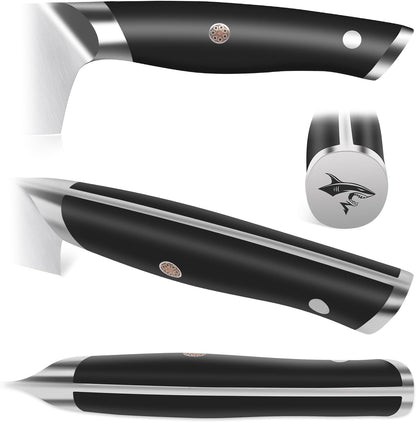 8-Inch Chef Knife - German High Carbon Stainless Steel Kitchen Knife, Professional-Grade Razor-Sharp Edge, gift for Husband Men Women(Gift Box Included)