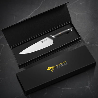 8-Inch Chef Knife - German High Carbon Stainless Steel Kitchen Knife, Professional-Grade Razor-Sharp Edge, gift for Husband Men Women(Gift Box Included)