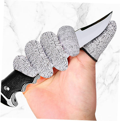 6 Pairs Cut Resistant Finger Cots for Men and Women, High-Durability Multi-Function Finger Protection Sleeves, Small Life Extender Covers for Kitchen, Crafting, and Industrial Use
