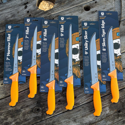 Mercer Sport M13805 Fishing Knife, 9" Fillet, Orange