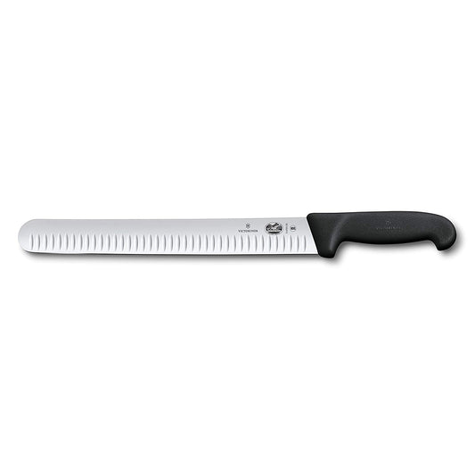 12 Inch Slicing Knife | High Carbon Stainless Steel Granton Blade For Efficient Slicing, Fibrox Pro Handle