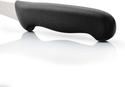 Boning Knife 5 Inch Nitrum Stainless Steel and 140 mm blade. Professional Butcher Knife to Slice Bones from Meat. Ergonomic Polypropylene Handle. Series 2900. Color Black.