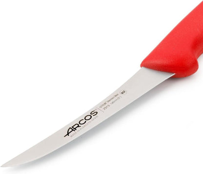 Boning Knife 5 Inch Nitrum Stainless Steel and 140 mm blade. Professional Butcher Knife to Slice Bones from Meat. Ergonomic Polypropylene Handle. Series 2900. Color Black.
