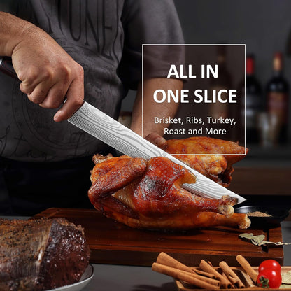 Utility Knife, 5 Inch Chef Knife, Ultra Sharp High Carbon Stainless Steel, Multipurpose Paring Knife for Fruit and Vegetable Cutting with Wooden Handle, Premium Gift Box