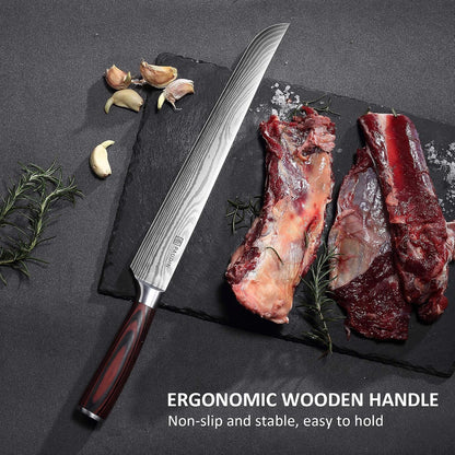 Utility Knife, 5 Inch Chef Knife, Ultra Sharp High Carbon Stainless Steel, Multipurpose Paring Knife for Fruit and Vegetable Cutting with Wooden Handle, Premium Gift Box