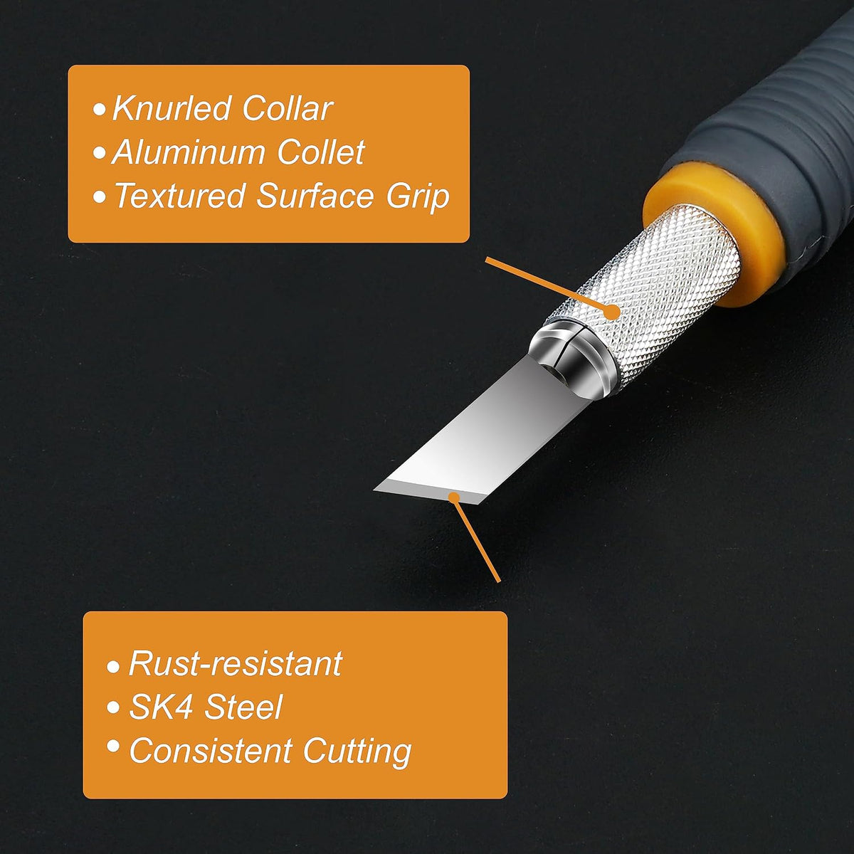 Exacto Knife Set | Craft Knife Kit | Precision Craft Hobby Kit with Razor Sharp Knives for Wood, Crafting, Leather, Scrapbooking & Modeling