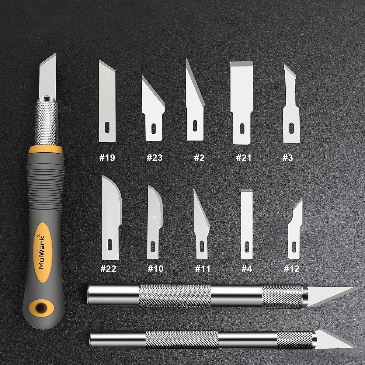 Exacto Knife Set | Craft Knife Kit | Precision Craft Hobby Kit with Razor Sharp Knives for Wood, Crafting, Leather, Scrapbooking & Modeling