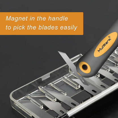 Exacto Knife Set | Craft Knife Kit | Precision Craft Hobby Kit with Razor Sharp Knives for Wood, Crafting, Leather, Scrapbooking & Modeling