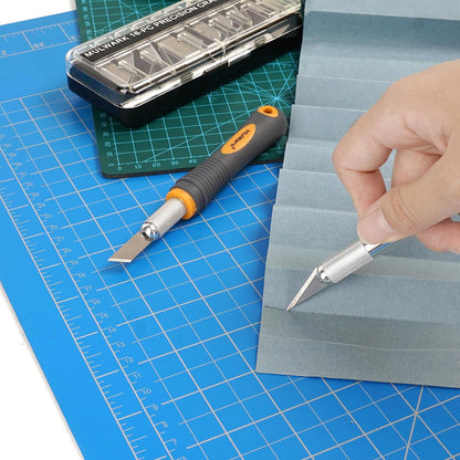 Exacto Knife Set | Craft Knife Kit | Precision Craft Hobby Kit with Razor Sharp Knives for Wood, Crafting, Leather, Scrapbooking & Modeling