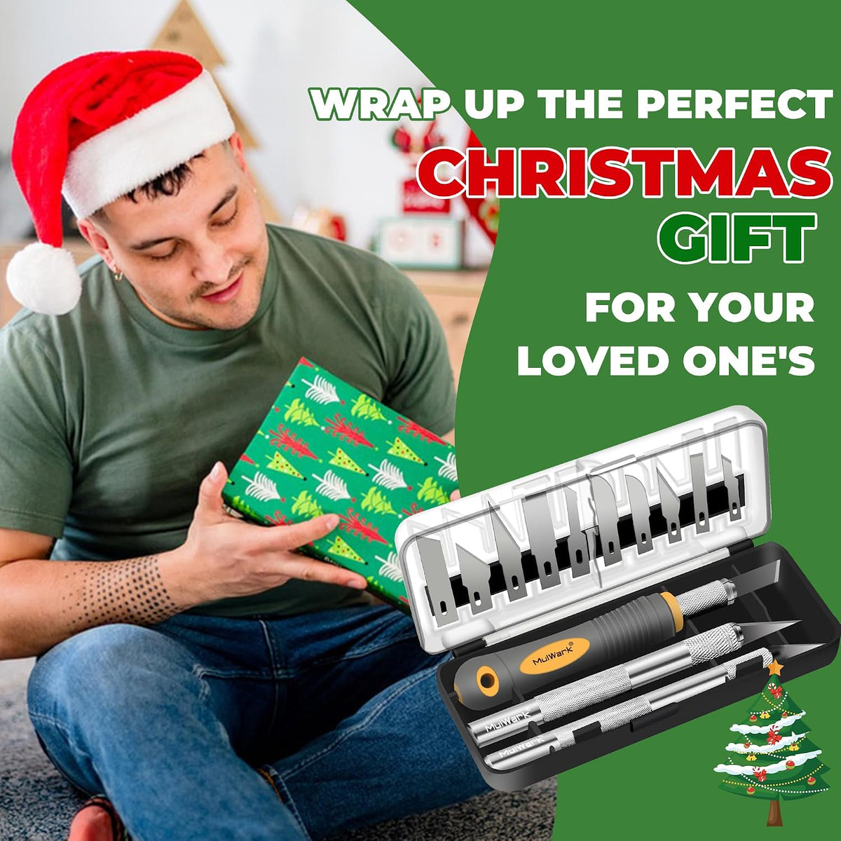 Exacto Knife Set | Craft Knife Kit | Precision Craft Hobby Kit with Razor Sharp Knives for Wood, Crafting, Leather, Scrapbooking & Modeling