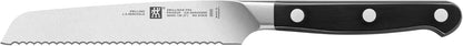Pro 7-Piece Razor-Sharp German Knife Block Set with Bonus Sharpener, Made in Company-Owned German Factory with Special Formula Steel perfected for almost 300 Years, Dishwasher Safe