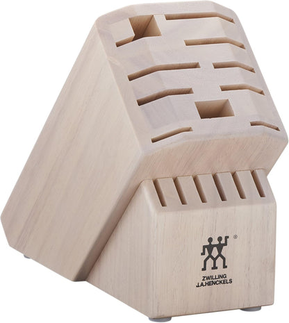 Pro 7-Piece Razor-Sharp German Knife Block Set with Bonus Sharpener, Made in Company-Owned German Factory with Special Formula Steel perfected for almost 300 Years, Dishwasher Safe