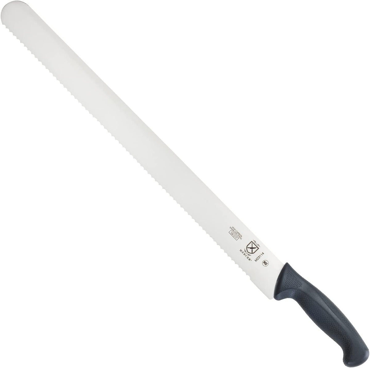 M23114 Millennia Black Handle, 18-Inch Wavy Edge, Cake Slicer