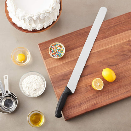 M23114 Millennia Black Handle, 18-Inch Wavy Edge, Cake Slicer