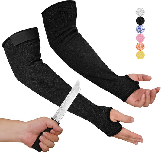 Cut Resistant Arm Sleeves for Men Women, ANSI A6 Arm Protectors for Thin Skin& Bruising for gardening Farming Yard