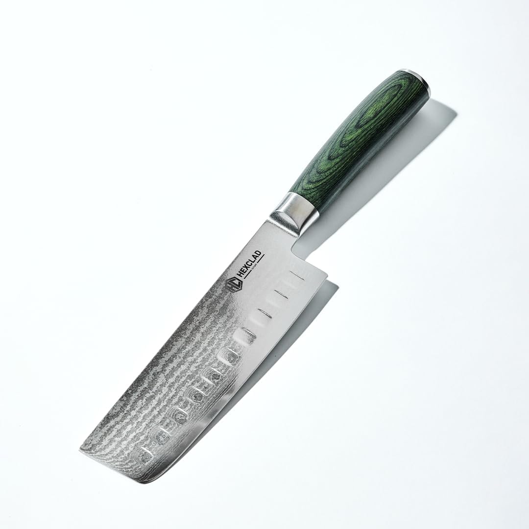 3.5 Inch Japanese Damascus Stainless Steel Pairing Knife, Full Tang Construction, Pakkawood Handle