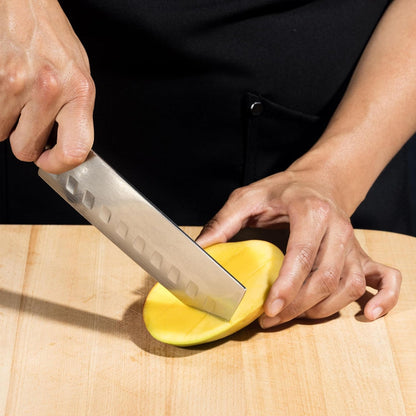 3.5 Inch Japanese Damascus Stainless Steel Pairing Knife, Full Tang Construction, Pakkawood Handle