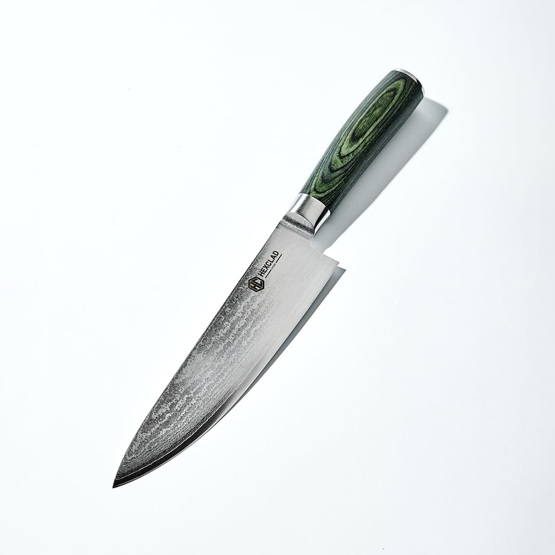 3.5 Inch Japanese Damascus Stainless Steel Pairing Knife, Full Tang Construction, Pakkawood Handle