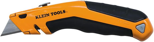 44133 Heavy Duty Utility Knife, Retractable, Adjustable, with Wire Stripper, Klein-Kurve Handle
