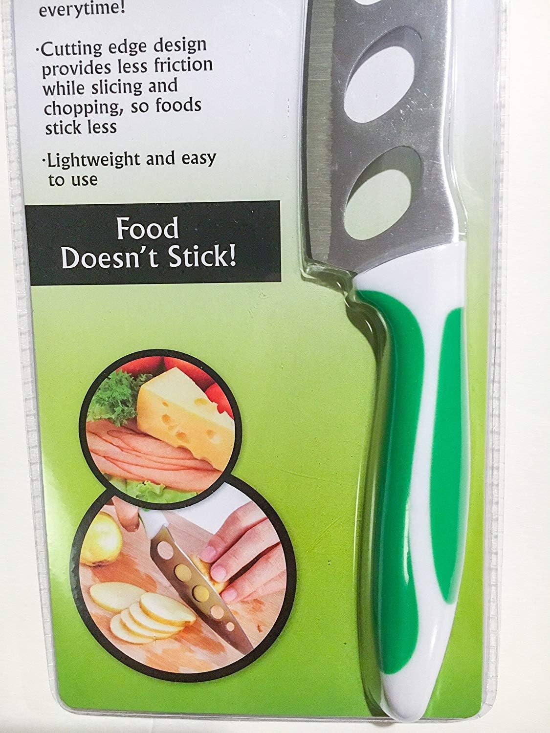 Forever Knife - Razor Sharp, Non-Stick, Laser Cut Forged Stainless Steel Knife - Great For Cheese, Potato and Tomatos - Never Needs Sharpening!