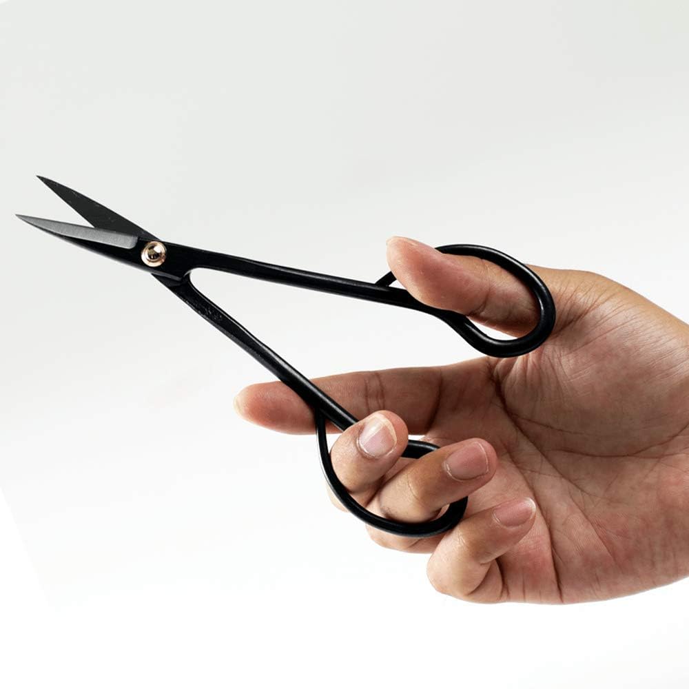 Wazakura Japanese Bonsai Trimming Care Kit Made in Japan, Satsuki Bonsai Scissors 7inch(180mm) + Sap Rust Eraser Gift Box Set