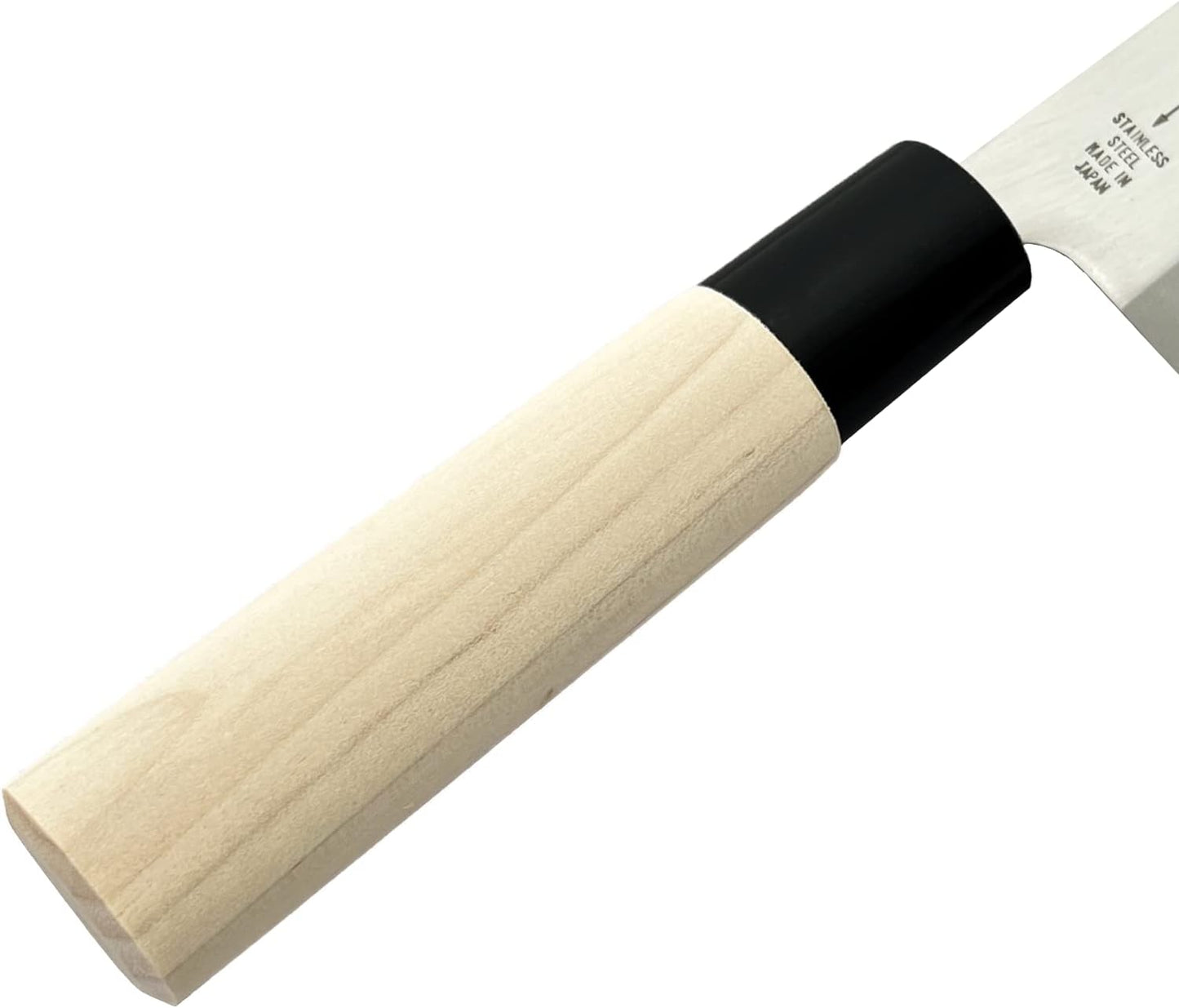 Seki Tsubazo Deba Knife 5.9-inch Blade and Japanese Painting Cloth Set, Japanese Chef Knife for Fish and Meats, Stainless Steel Blade & Genuine Wooden Handle