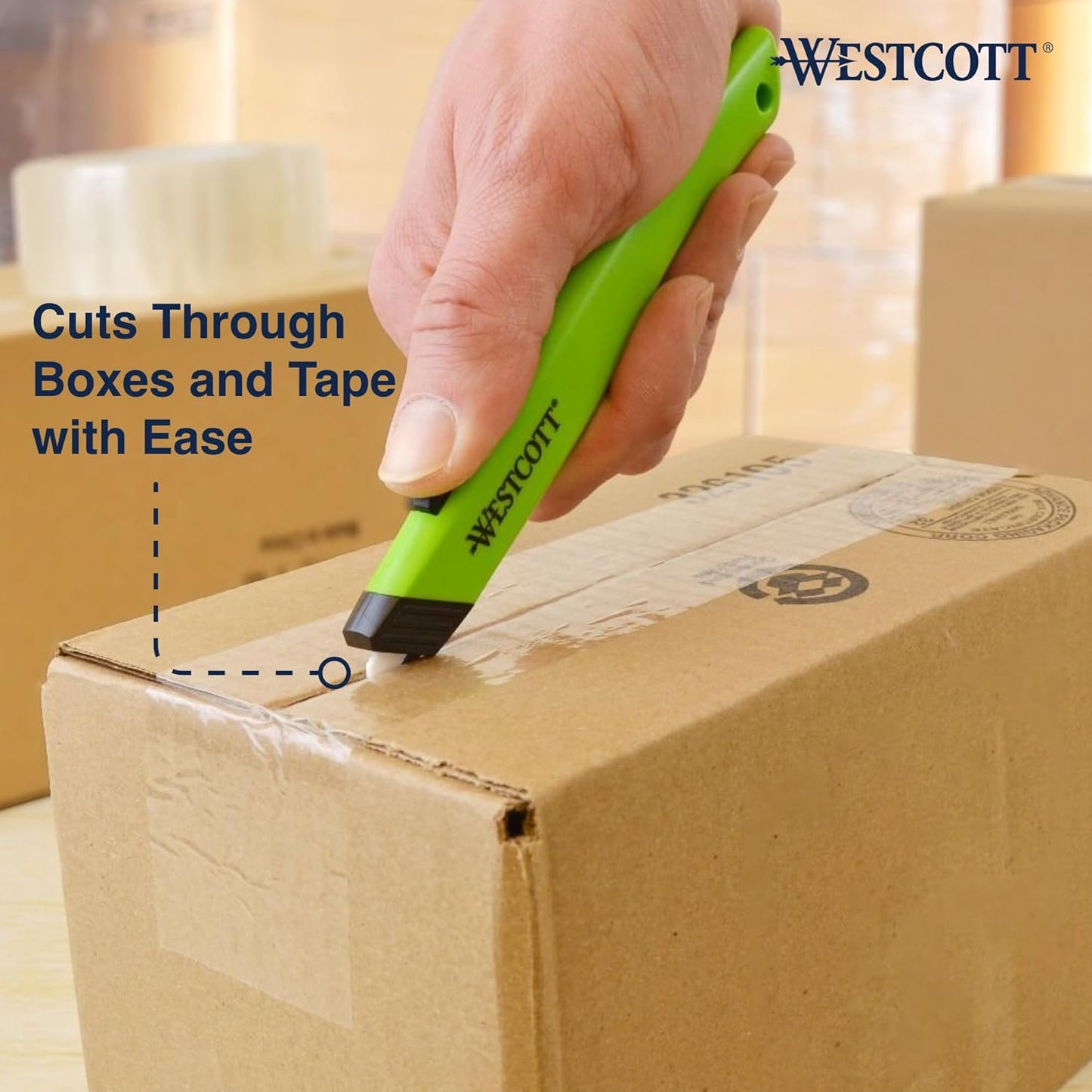Box Cutter Safety Ceramic Utility Knife, 3-Pack