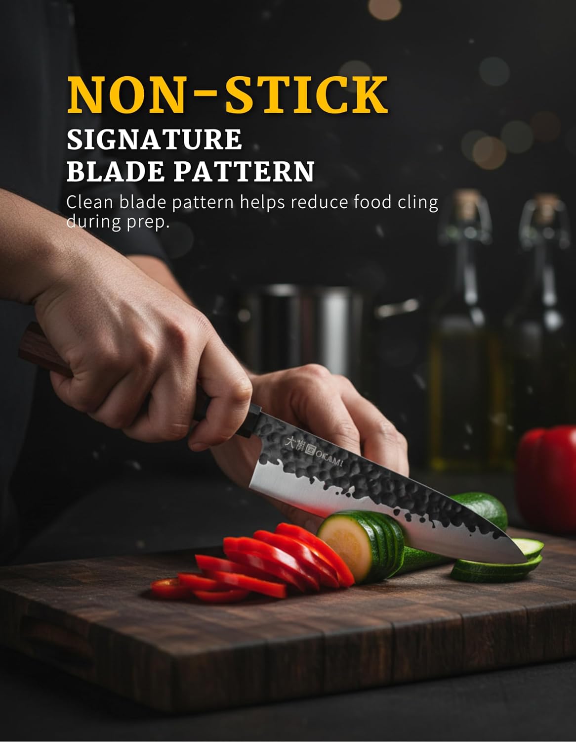 Chef Knife 8 Inch - Hand Forged Kitchen Knife with 67-Layer Japanese Damascus Steel, AUS-10 Core & G10 Handle - Ultra Sharp, Perfectly Balanced Gyuto Knife for Home Chefs and Professionals