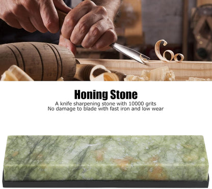 Knife Sharpening Stone, 10000 Grit 2 Side Whetstone Knife Sharpener with Non-Slip Silicone Base, Polishing Tool for Kitchen/Hunting/Knife/Scissor, and Elegant