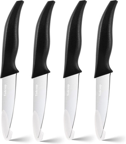 4 Piece Paring Knife Set, 4 Inch Stainless Steel Fruit Knives