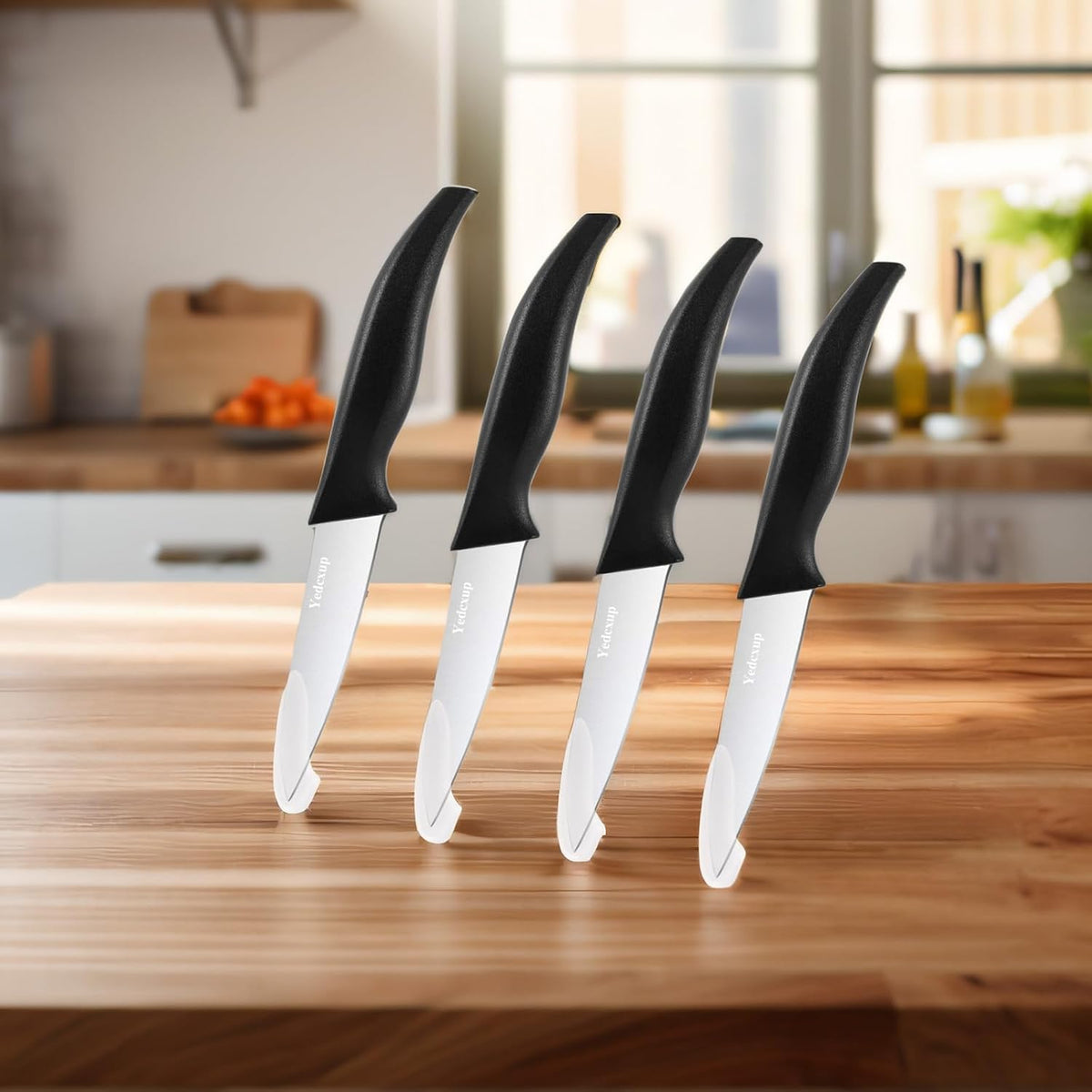 4 Piece Paring Knife Set, 4 Inch Stainless Steel Fruit Knives