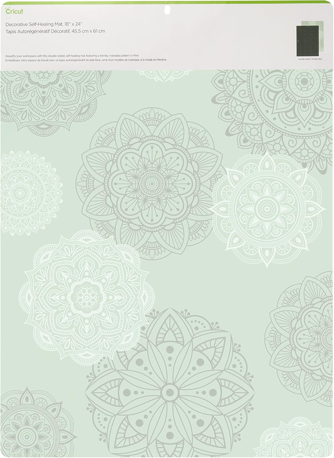 Self Healing Cutting Mat - Mat for use with TrueControl Knife, Rotary Cutter, Craft Knife, Xacto Knife - 12" x 12", Decorative, 2X Healing, Extra-Thick Cutting Mat, Rose