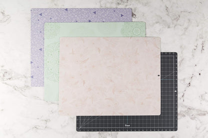 Self Healing Cutting Mat - Mat for use with TrueControl Knife, Rotary Cutter, Craft Knife, Xacto Knife - 12" x 12", Decorative, 2X Healing, Extra-Thick Cutting Mat, Rose