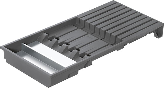 Knife Holder I Drawer I Up to 9 Knives I Plastic/Stainless Steel I Removable Kitchen