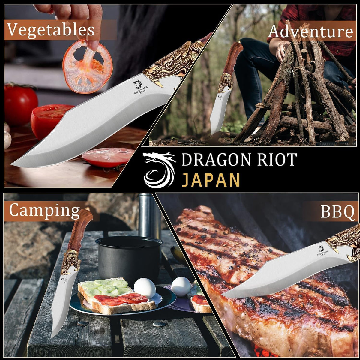 Boning Knife, High Carbon Steel, Full Tang