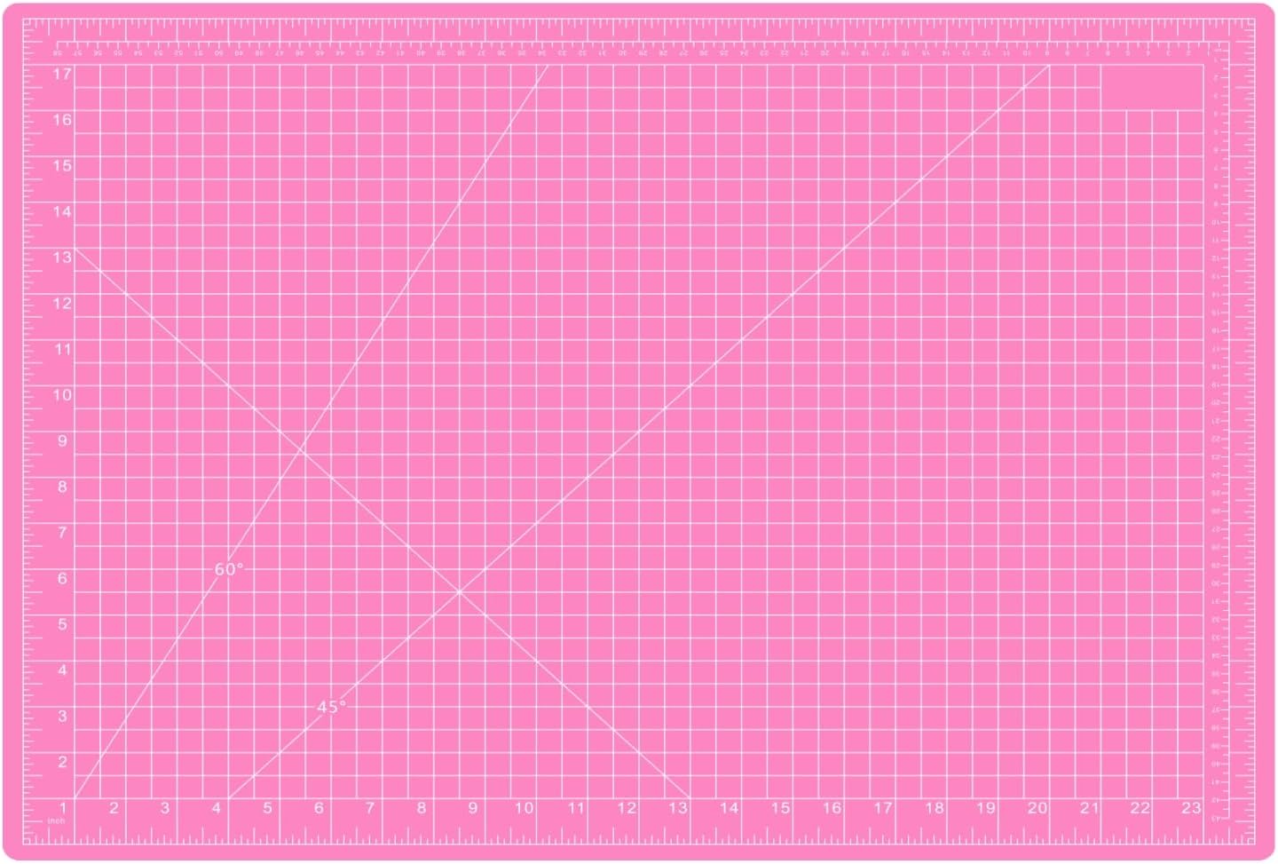 18"x12" Self Healing Cutting Mat, Sewing Mat for Crafts, Double Sided 5-Ply Table Cutting Board for Fabric Quilting Leather Modeling Hobby Project, Turquoise