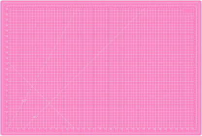 18"x12" Self Healing Cutting Mat, Sewing Mat for Crafts, Double Sided 5-Ply Table Cutting Board for Fabric Quilting Leather Modeling Hobby Project, Turquoise